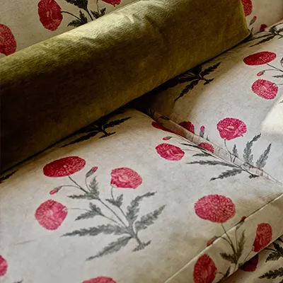 Our exclusive fabrics are now available by the metre